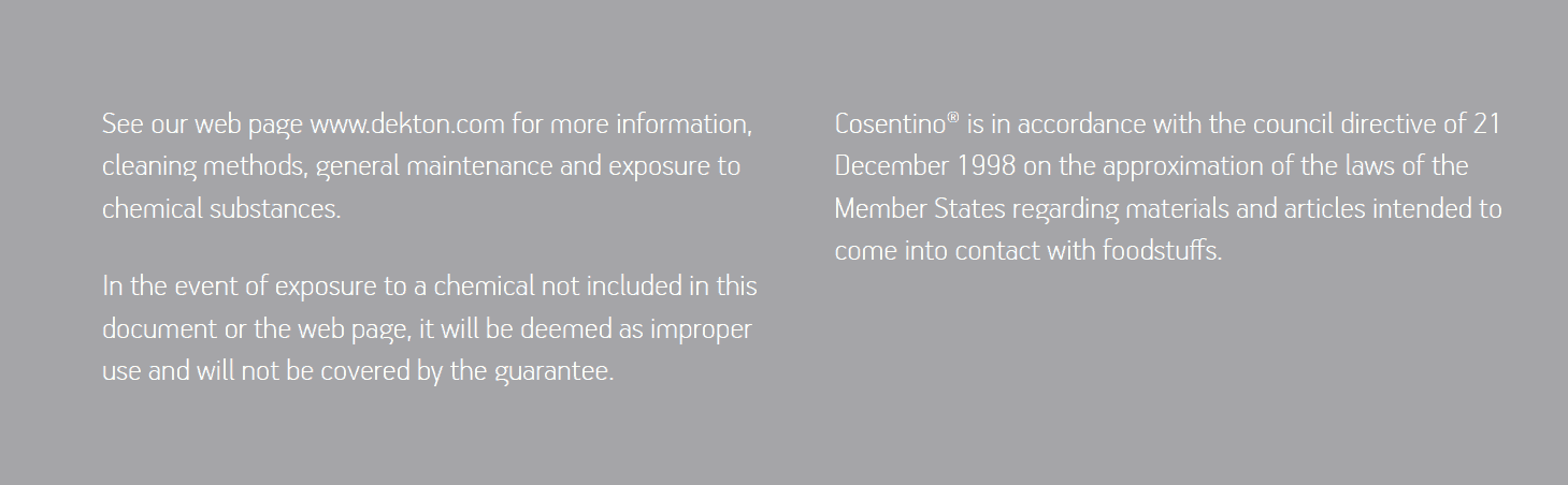 Dekton more info