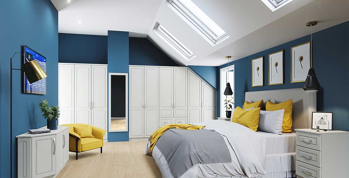Double Sloped Fitted Bedroom