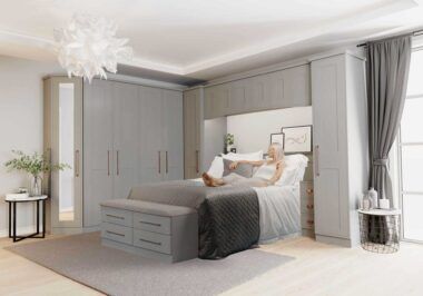Dust Grey Paris Design Fitted Bedroom