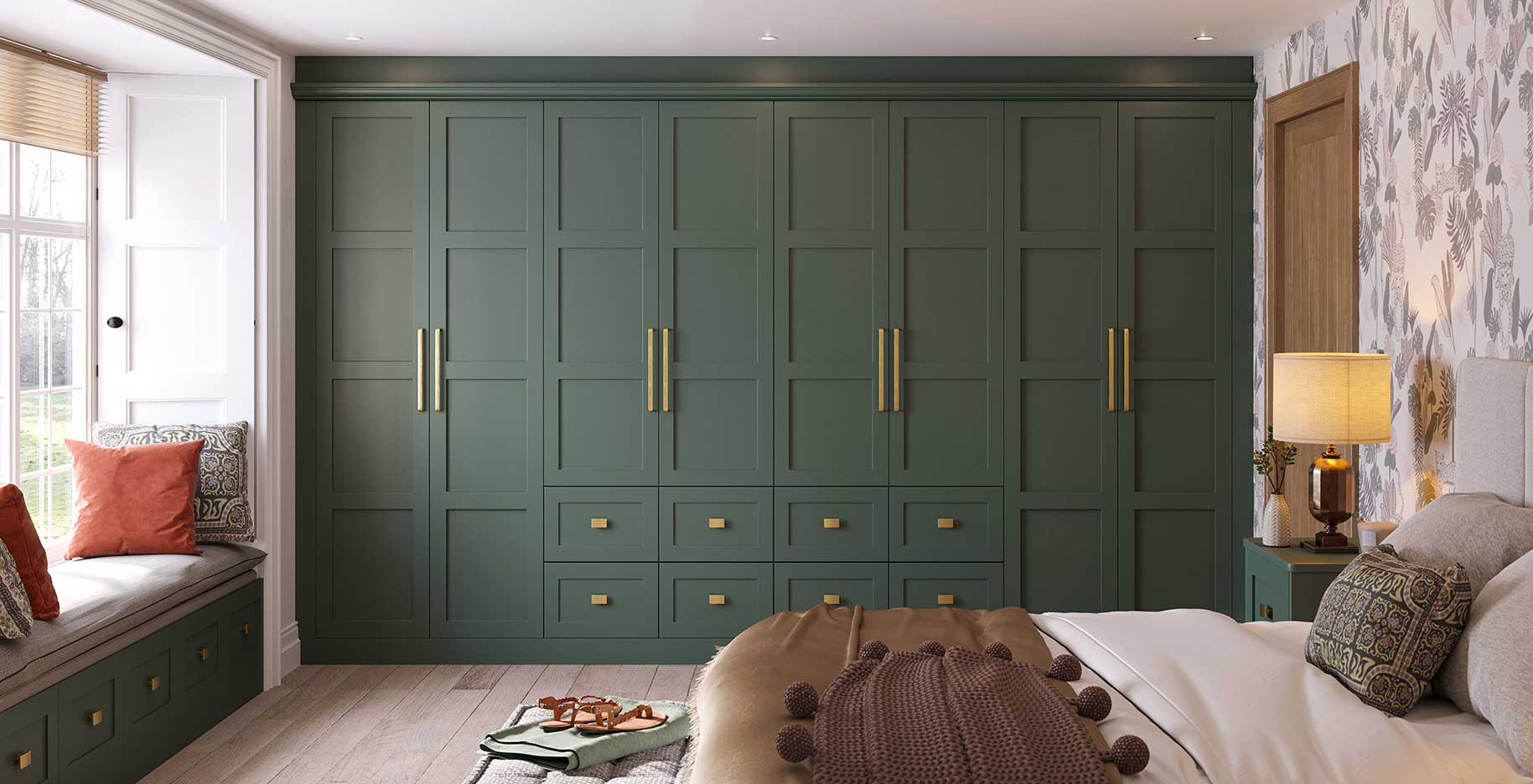 Highland Green Evesham Design Fitted Bedroom