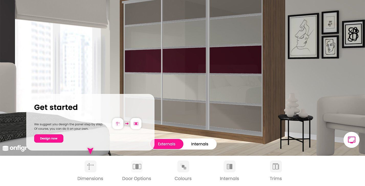 Sliding Wardrobe Visualiser