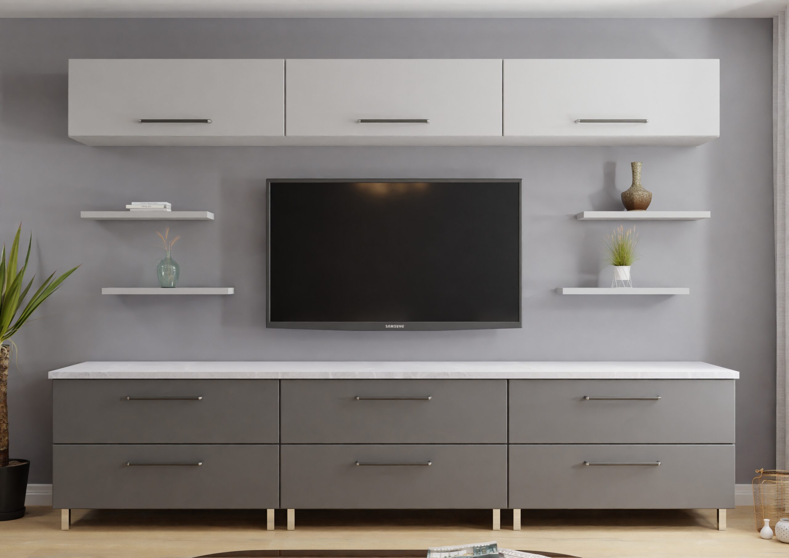 living room furniture floating shelves shelf drawers tv unit fitted game station